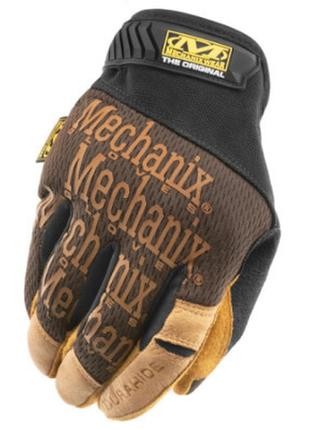 Тактичні рукавиці mechanix original leather size l