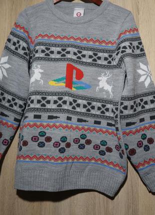 Светр різдво numskull  playstation christmas jumper