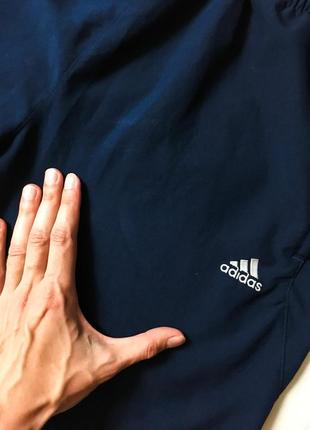 Мужские синие спортивные пляжные шорты adidas адидас с лампасами. размер l xl7 фото