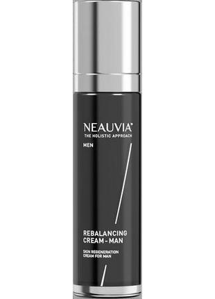 Neauvia rebalancing cream man ,крем-гель для чоловіків 50мл black3 фото