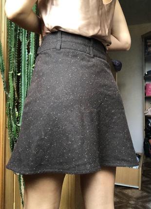 Корчиневая теплая юбка