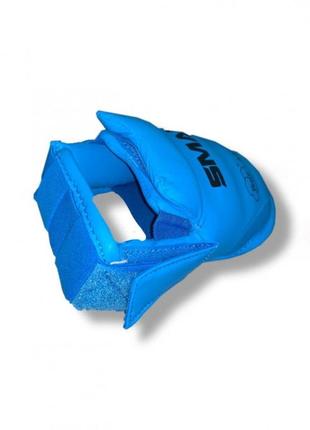 Фути сині для карате smai p102 на ноги захист стопи wkf approved для єдиноборств4 фото