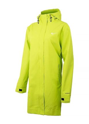 Женская ветровка nike w nsw essntl sf wvn prka jkt салатовый l (dm6245-321 l)