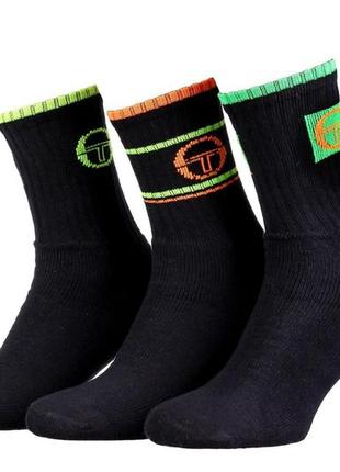 Носки sergio tacchini 3-pack 35-37 black 13520106-2