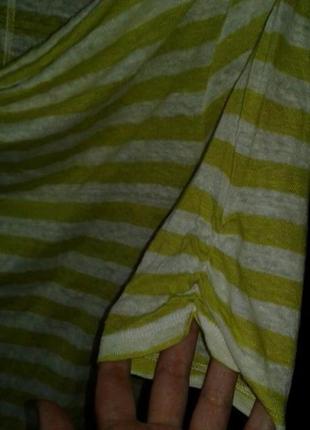 Шикарна футболка 100% linen2 фото