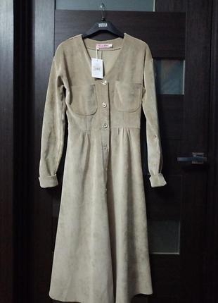 Платье вельвет