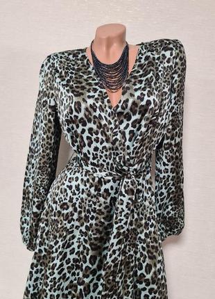 💚шикарна сукня в леопардовий принт від quiz3 фото