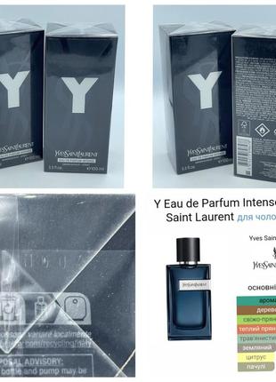 Парфюмированная вода для мужчин de parfum intense 
eau de parfum