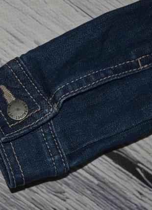 3 - 4 года 102 см обалденный фирменный джинсовый пиджак джинсовая курточка джинсовка8 фото