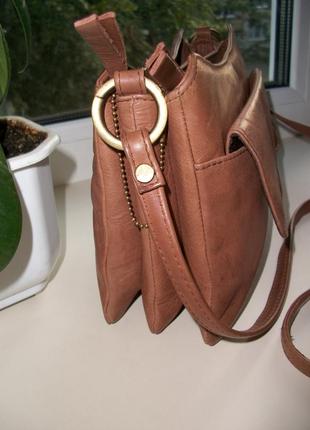 Оригинальная сумка кроссбоди gizia , 100 % натуральная кожа3 фото