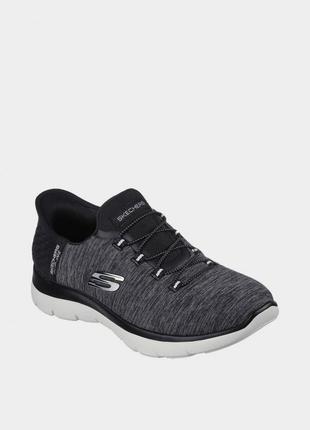 Жіночі кросівки skechers / кросівки темно-сірий кольору4 фото