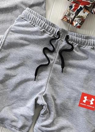 Мужские серые шорты under armour серые мужские шорты under armour