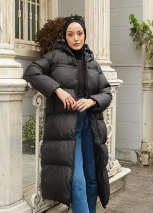Турція зимове пальто пуховик / турецкое зимнее пальто hk style3 фото