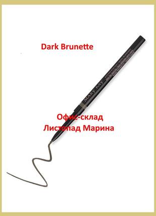 Олівець-лайнер для брів 0.9 г mary kay, dark brunette / темний брюнет1 фото
