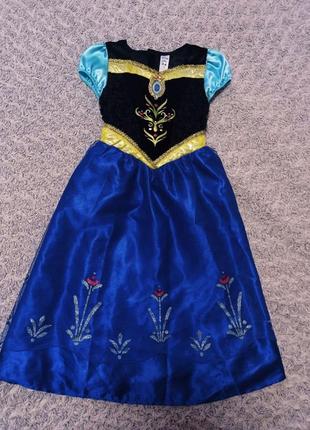 Карнавальное платье анна холодное сердце 3-4 года1 фото