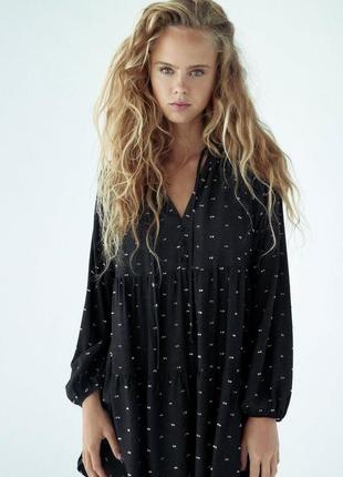 Платье свободного кроя zara раз m