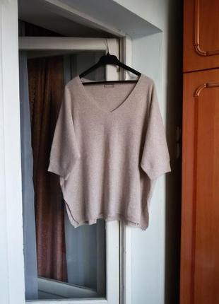 Об'ємний кашеміровий светр, джемпер оверсайз include 100% кашемір