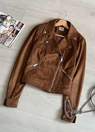 Замшевая куртка-косуха george