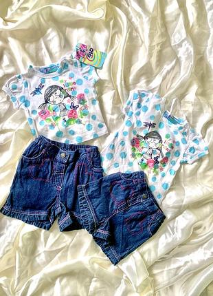 Новый летний костюм. шорты + футболка