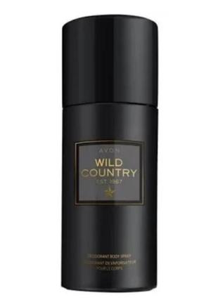 Парфумований дезодорант спрей для чоловіків wild country 150 мл