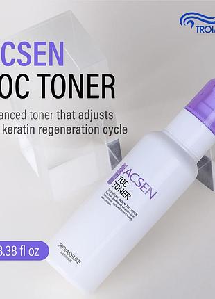Уценка! 🔥 тонер для проблемной и чувствительной кожи troiareuke acsen toc toner