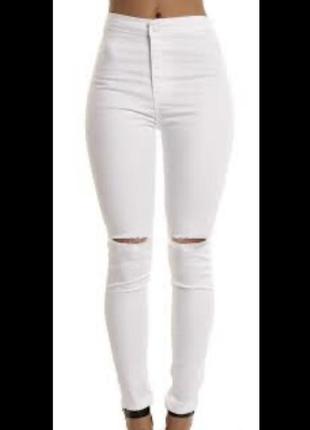 Белые джинсы шикарные