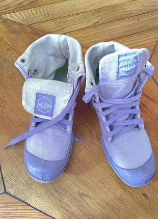 Palladium pampa hi purple кеды берцы 38р треккинг стрит стиль