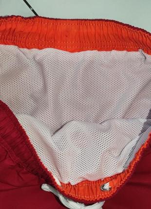 Мужские пляжные купальные красные шорты celio s (44-46)4 фото