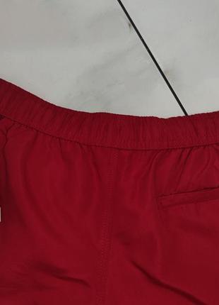 Мужские пляжные купальные красные шорты celio s (44-46)8 фото
