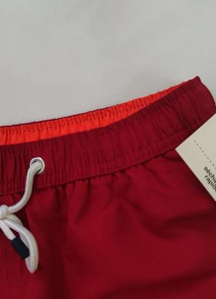 Мужские пляжные купальные красные шорты celio s (44-46)5 фото