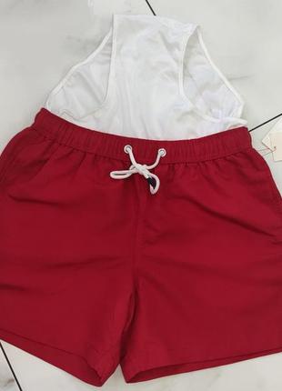 Мужские пляжные купальные красные шорты celio s (44-46)2 фото