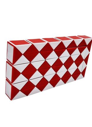 Гра-головоломка кубик рубіка змійка mc9-9 велика (червоний)