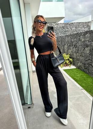 Летний костюм топ и штаны