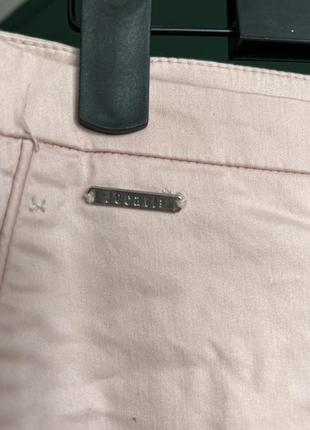Легкие летние брюки розового цвета3 фото
