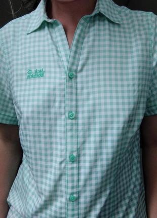 Треккинговая рубашка jack wolfskin рубашка для спорта женская туристическая рубашка туристическая одежда1 фото