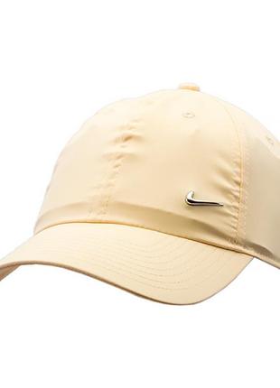 Мужская бейсболка nike u nsw df h86 metal swoosh cap желтый misc (943092-294)1 фото