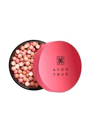Румяна-шарики avon true colour blushed pink 2 в 1.22г