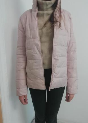 Новая, теплая розовая куртка jean pascale2 фото