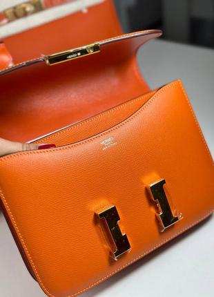 Сумка в стиле hermes констанс люкс8 фото