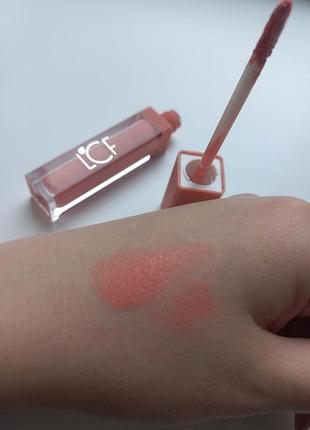 Жидкая помада для губ lcf velvet matte long lasting 06, 6 мл