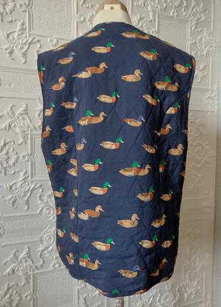 Sergio cassani винтажный шелковый жилет.