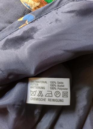 Sergio cassani винтажный шелковый жилет.