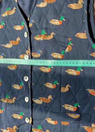 Sergio cassani винтажный шелковый жилет.