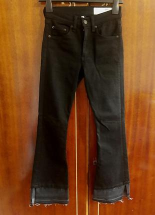 Черные джинсы американского бренда rag&bone. размер s.