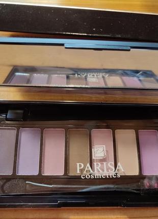 Палітра тіней для повік від parisa cosmetics 8 colours matte eyeshadows безпеки
