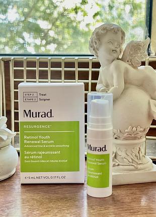 Омолоджувальна сироватка для обличчя murad resurgence retinol youth renewal serum з ретинолом, 5 мл