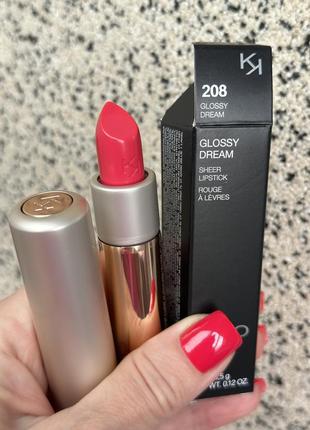 Помада кіко milano glossy dream sheer lipstick 2081 фото