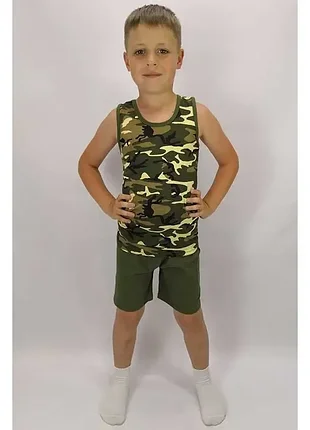 Костюм борцовка и шорты "хаки"