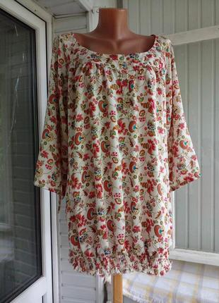 Шелковая блуза большого размера батал2 фото