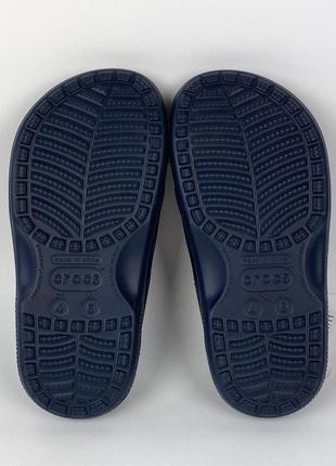 Тапки crocs baya slide navy оригинал новые синие тапочки сланцы размер m4 w6 36 375 фото